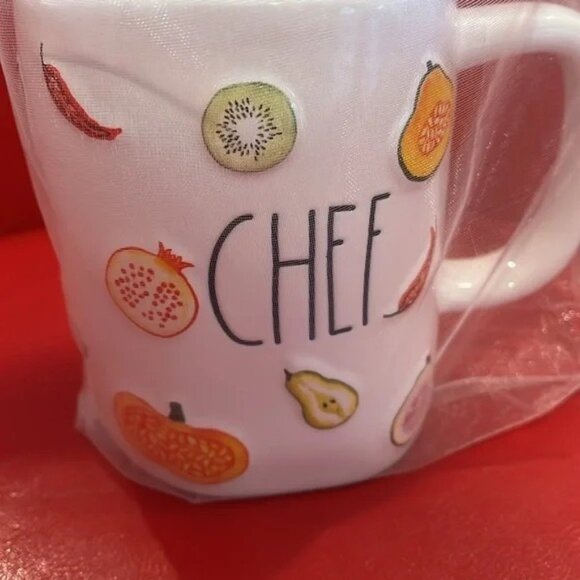 NEW Rae Dunn by Magenta CHEF Mug with My Recipes List and Pencils - Picture 3 of 5